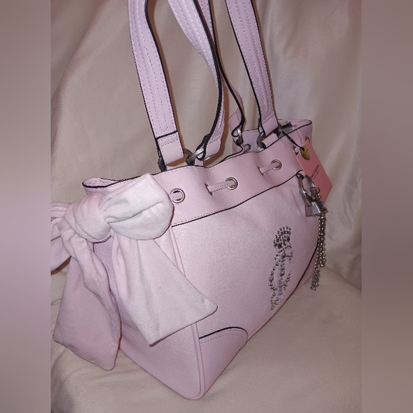 Juicy Couture Pink Large Tote - Picture 4 of 6